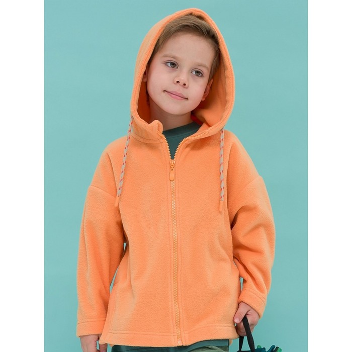 Куртка для мальчиков, рост 104 см, цвет оранжевый куртка для мальчиков рост 104 см цвет лёд