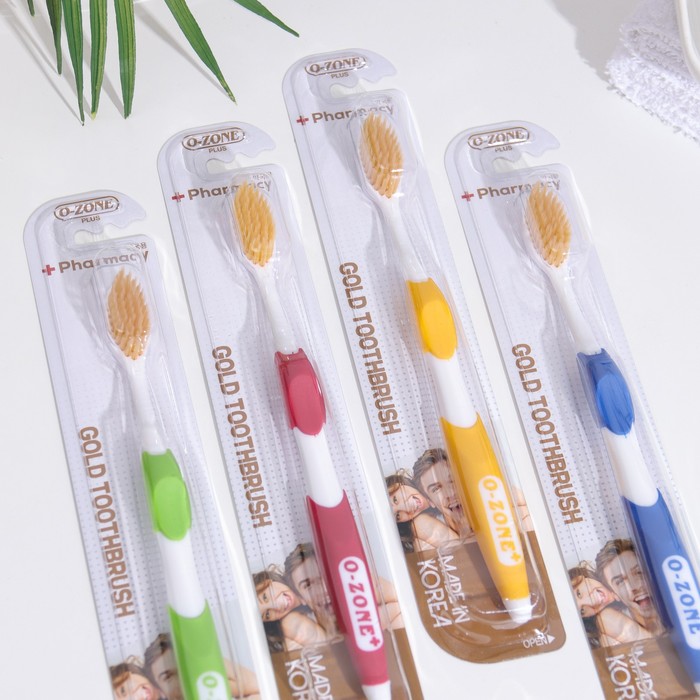 фото Зубная щетка o-zone gold slim toothbrush с ионами золота ozone