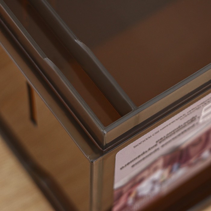 Контейнер для хранения без крышки OPTIMA, 5 л, 16,8×30,5×12,9 см, цвет коричневый