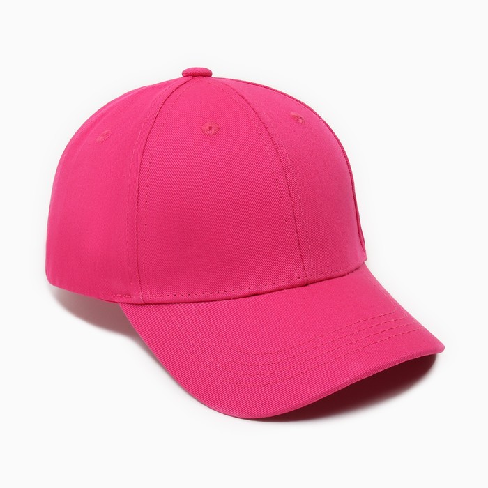 Бейсболка для девочки, цвет ярко-розовый, размер 54-56 шапка для девочки цвет ярко розовый размер 52 56