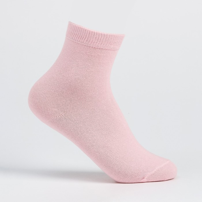 Носки детские, цвет розовый, размер 9-10