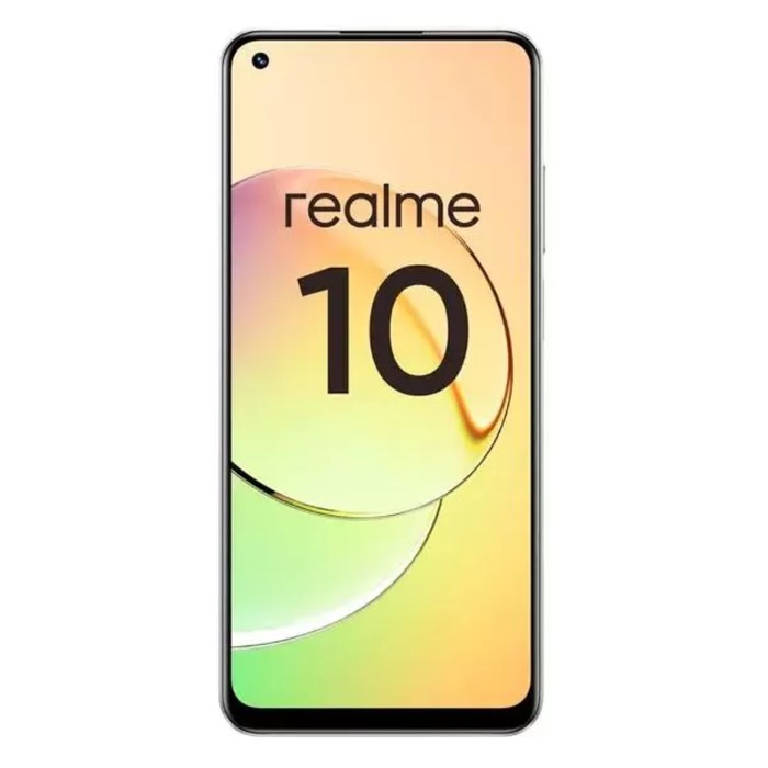 Смартфон Realme 10, 6.4", SAmoled, 2 sim, 8 Гб, 128 Гб, 50 Мп, 16 Мп, 5000 мАч, белый