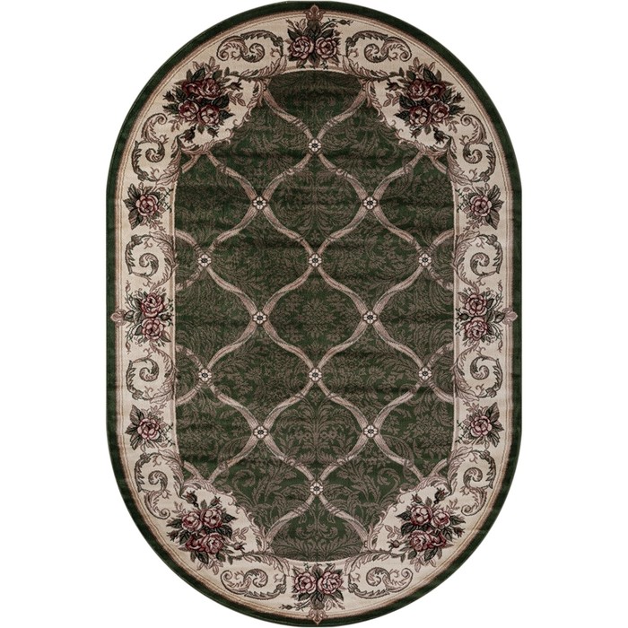 

Ковёр овальный Colizey d468, размер 250x400 см, цвет green
