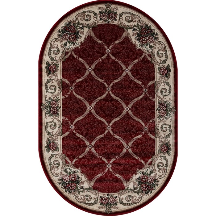 

Ковёр овальный Colizey d468, размер 250x400 см, цвет red