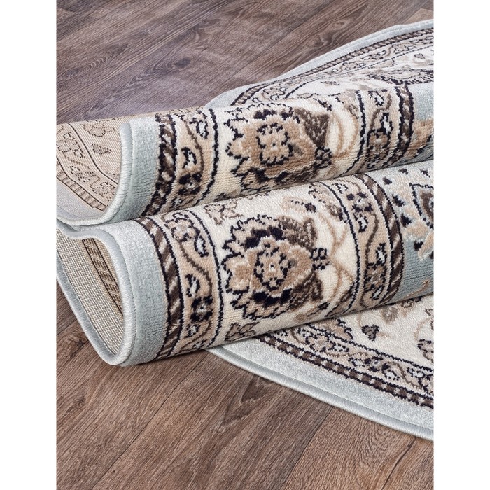

Ковёр овальный Valencia deluxe d251, размер 150x400 см, цвет l.blue-brown