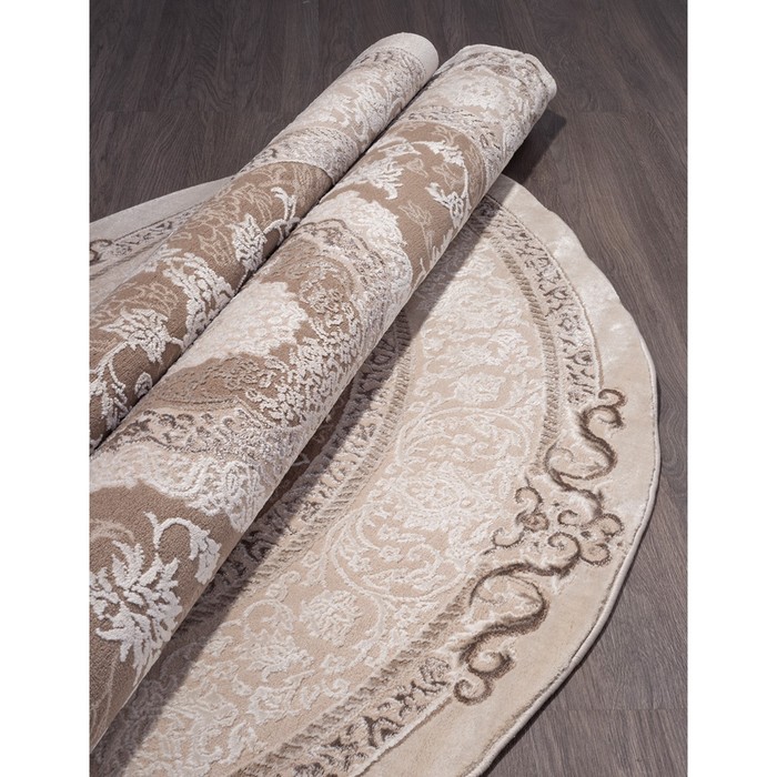 

Ковёр круглый Armina 03874b, размер 160x160 см, цвет brown/brown