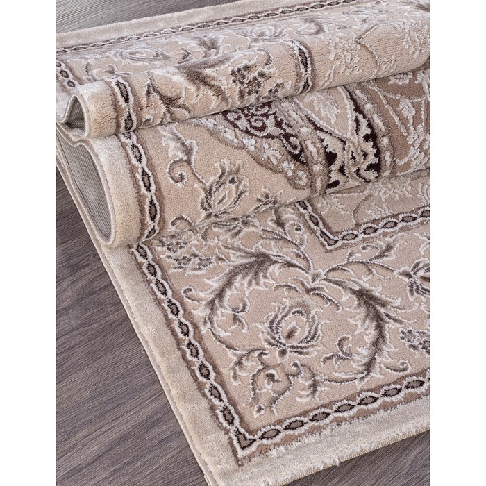 

Ковёр прямоугольный Armina 04033b, размер 240x340 см, цвет dark brown