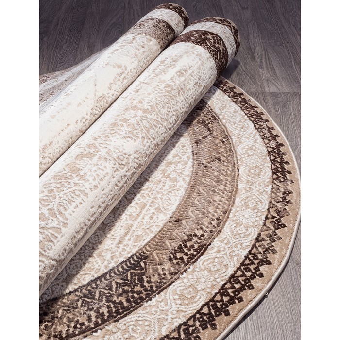

Ковёр овальный Armina 04041b, размер 80x150 см, цвет dark brown