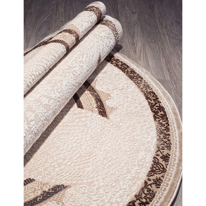 

Ковёр овальный Armina 04048b, размер 80x150 см, цвет dark brown