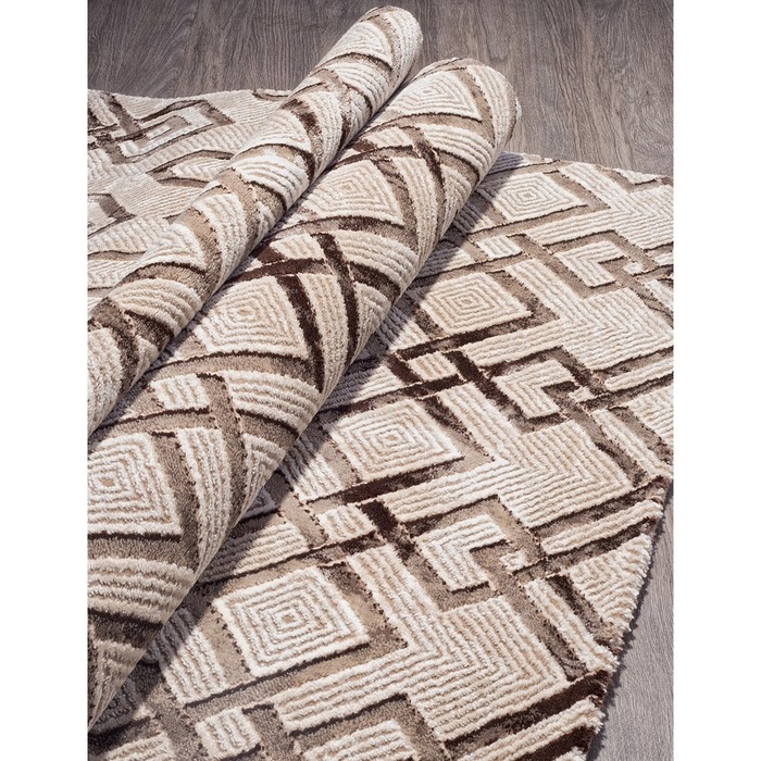 

Ковёр прямоугольный Armina 04049b, размер 160x230 см, цвет dark brown
