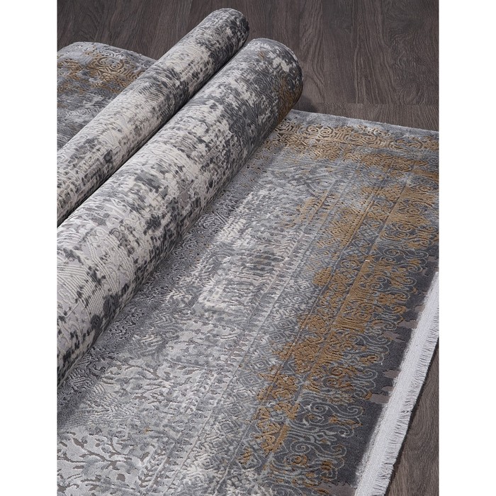 

Ковёр прямоугольный Elexsus olimpos y5073f, размер 240x340 см, цвет grey/grey
