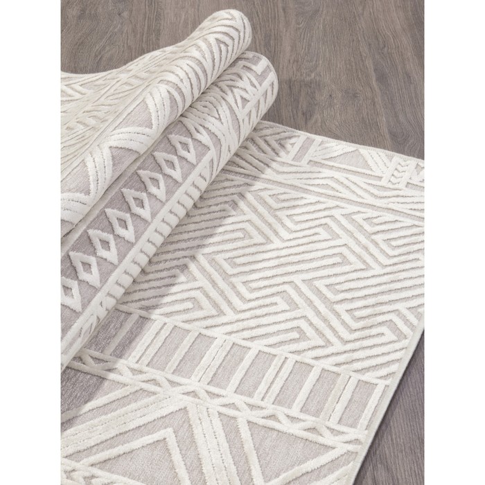 

Ковёр прямоугольный Genova 938558, размер 135x195 см, цвет 696962