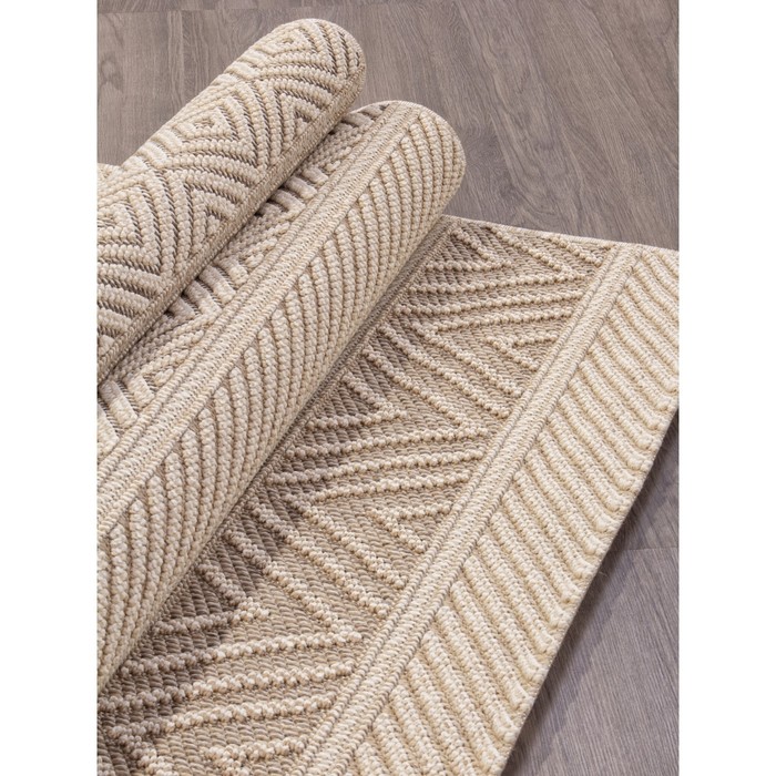 

Ковёр прямоугольный Indigo 19754a, размер 120x180 см, цвет white/yellow