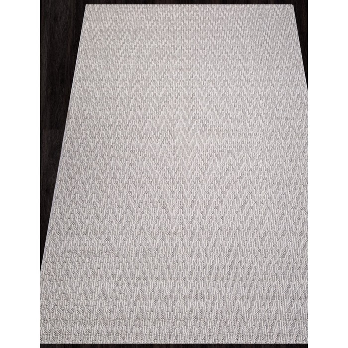 Ковёр прямоугольный Indigo 23839a, размер 80x150 см, цвет grey/grey