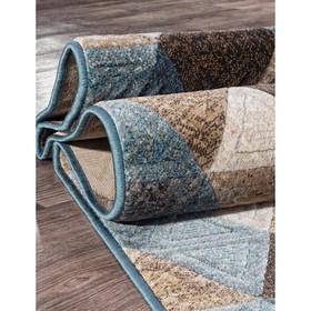 

Ковёр прямоугольный Matrix d578, размер 80x150 см, цвет beige-blue