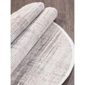 

Ковёр овальный Moda 1378, размер 160x230 см, цвет acik gri