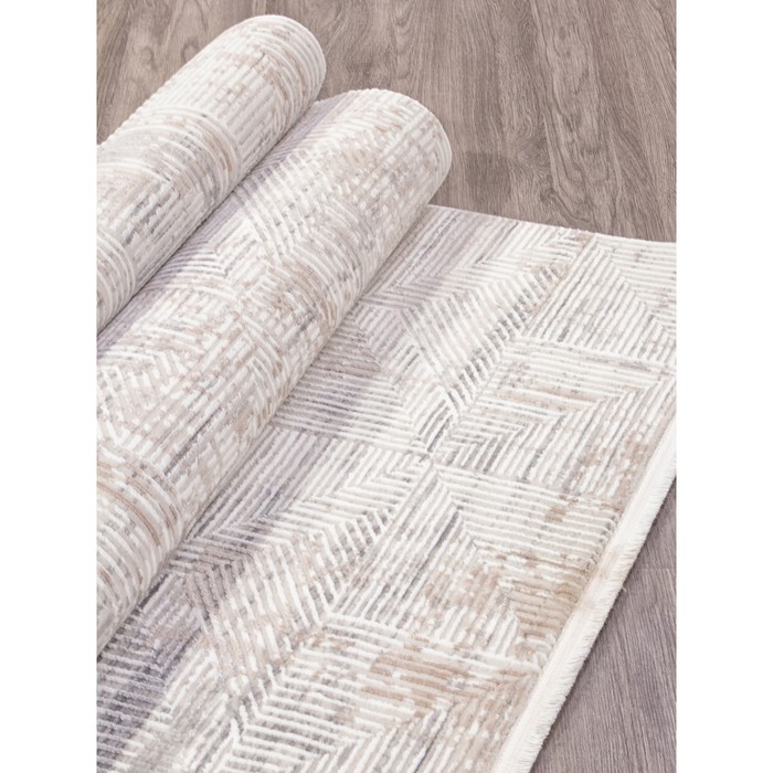 

Ковёр прямоугольный Moda 1378a, размер 200x290 см, цвет k.gri cokme/k.gri cokme