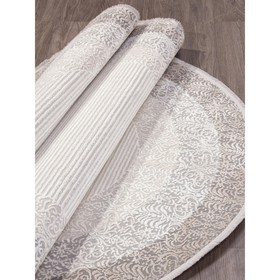 

Ковёр овальный Moda 1435, размер 200x290 см, цвет acik gri