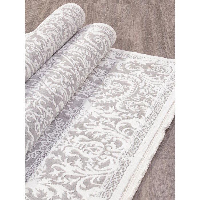 

Ковёр прямоугольный Moda a0077, размер 160x400 см, цвет k.gri cokme/k.gri cokme