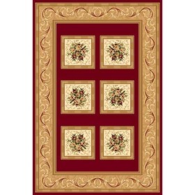 

Ковёр прямоугольный Olympos d065, размер 100x200 см, цвет red