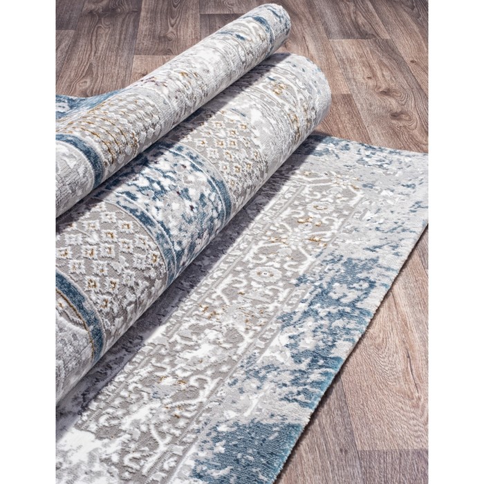 

Ковёр прямоугольный Quantum 03004g, размер 195x400 см, цвет grey/grey