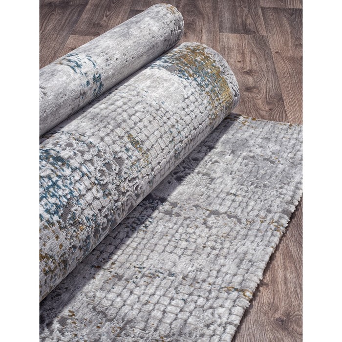 

Ковёр прямоугольный Quantum 03016g, размер 195x290 см, цвет grey/grey