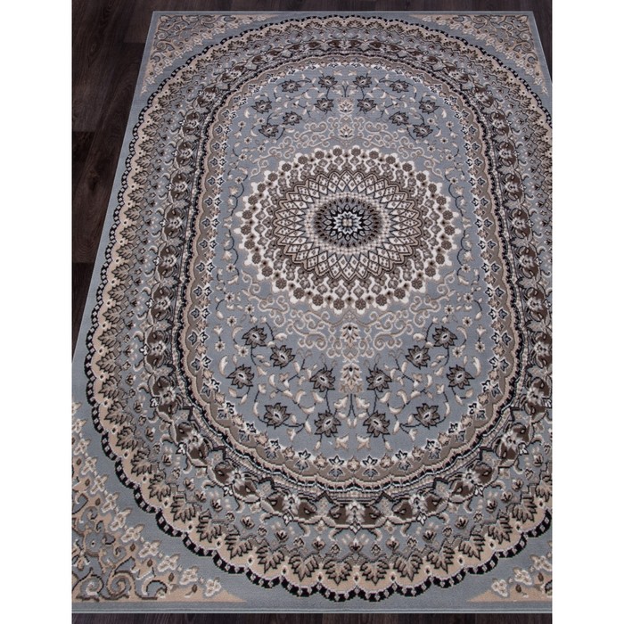 

Ковёр прямоугольный Sierra d504, размер 250x350 см, цвет blue-brown 2