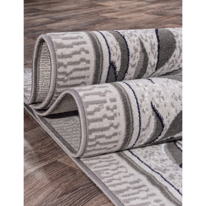 

Ковёр прямоугольный Silver d230, размер 60x110 см, цвет light gray