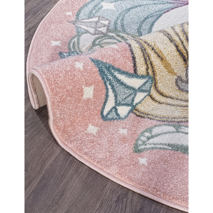

Ковёр круглый Sofit 2394, размер 160x160 см, цвет light gray