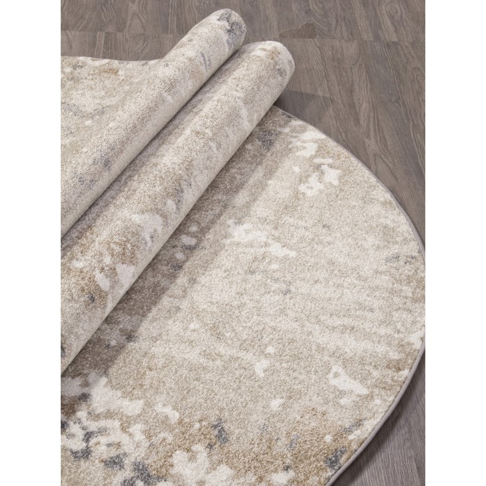 

Ковёр овальный Tornado f041, размер 100x200 см, цвет beige