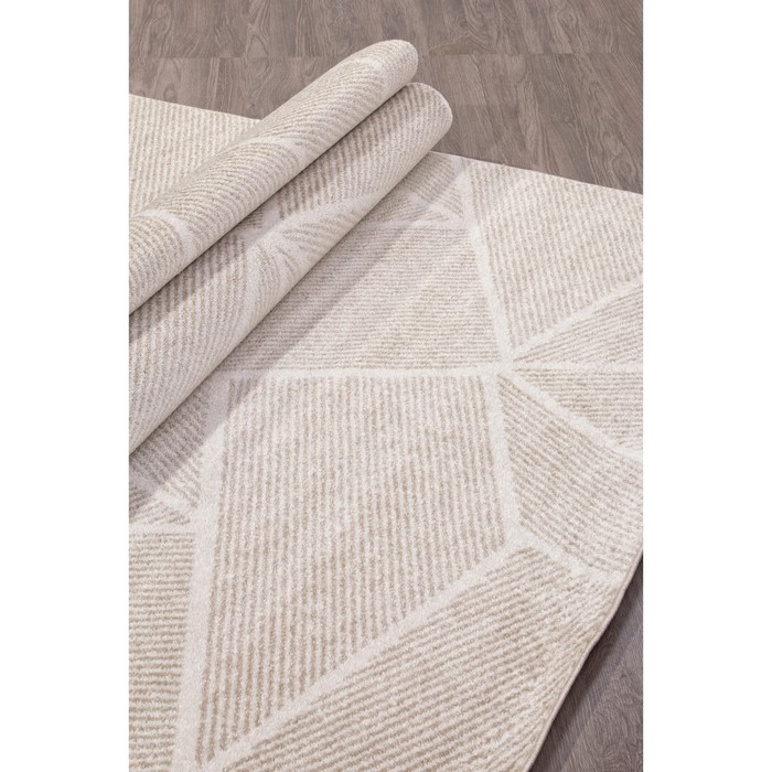 

Ковёр прямоугольный Tornado f057, размер 200x400 см, цвет beige