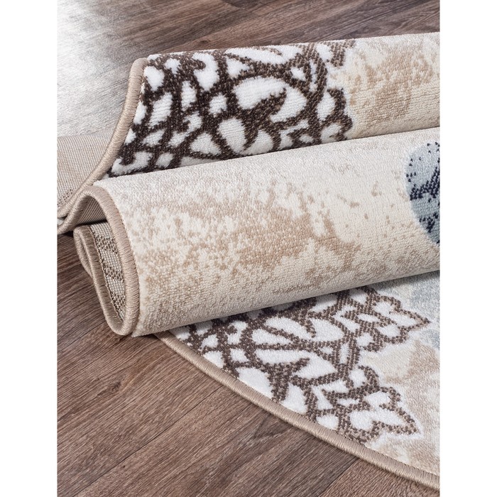 

Ковёр овальный Valencia deluxe d309, размер 80x150 см, цвет cream-brown
