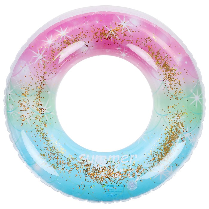 Круг для плавания "Привет Лето" цвета микс 90 см