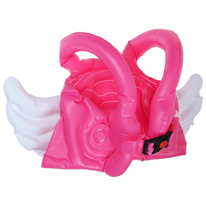 фото Жилет для плавания "ангелочек" 30 х 49 см, цвет розовый zabiaka