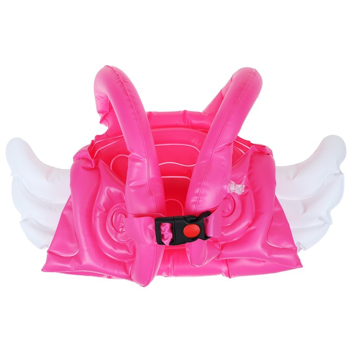 фото Жилет для плавания «ангелочек», 30 х 49 см, цвет розовый zabiaka