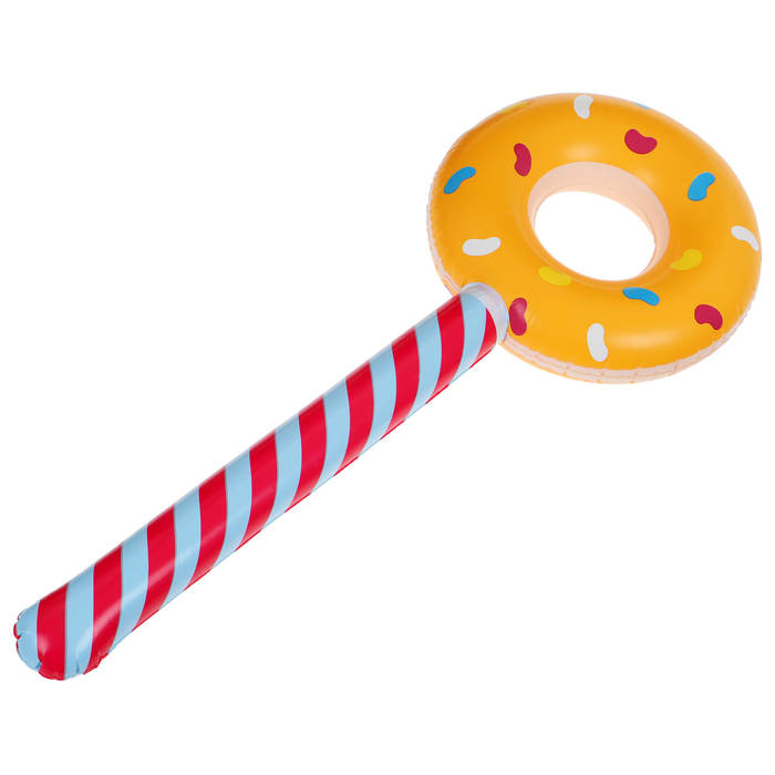 Игрушка надувная Пончики d=30 см, h=80 cм, цвета микс игрушка надувная микрофон 65 см звук цвета микс