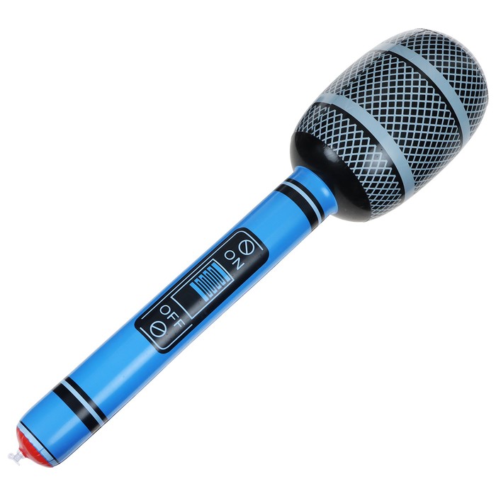 Игрушка надувная «Микрофон», 75 см, звук, цвет МИКС игрушка надувная микрофон 65 см звук цвета микс