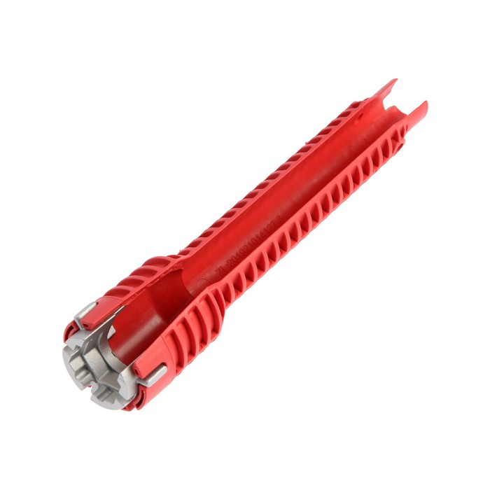 фото Ключ сантехнический 8 в 1 тундра, вставки 21-40 мм, корпус 28 и 52 мм, экстрактор, 250 мм