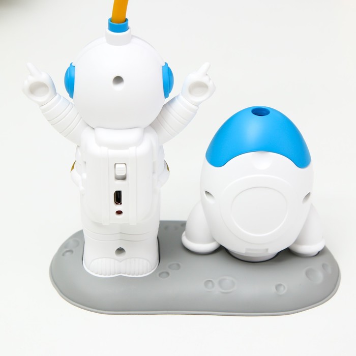 Настольная лампа "Астронавт" LED 3Вт USB АКБ синий 7х13,5х25,5 см 9250707