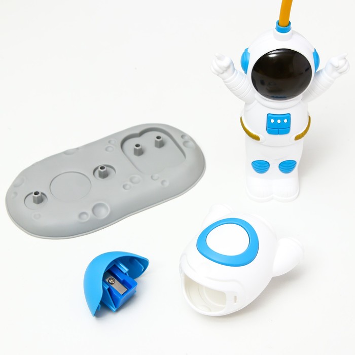 Настольная лампа "Астронавт" LED 3Вт USB АКБ синий 7х13,5х25,5 см 9250707