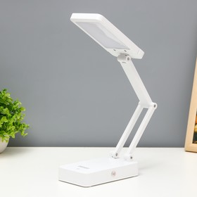 Настольная лампа "Трансформер" LED 3Вт АКБ USB белый 15х8,5х42 см