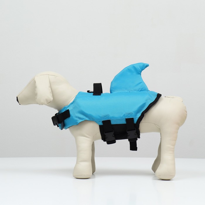 Спасательный жилет "Акула" для собак 7-9 кг, размер S (ДС 26, ОГ 41-53, ОШ 36-47 см)