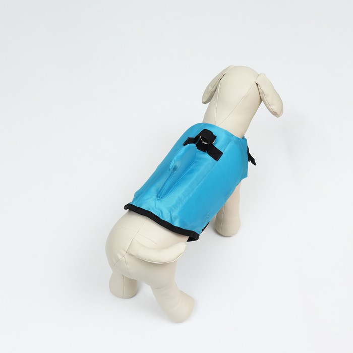 Спасательный жилет "Акула" для собак 7-9 кг, размер S (ДС 26, ОГ 41-53, ОШ 36-47 см)