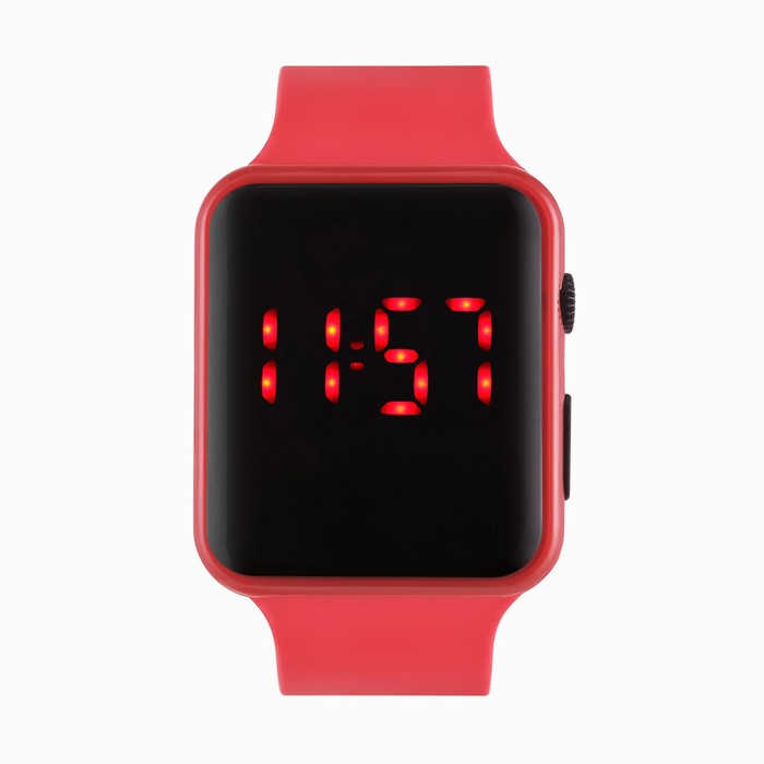 Часы наручные электронные часы наручные электронные красные
