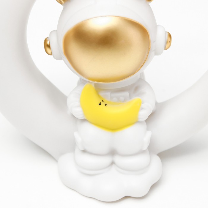 Ночник "Лосяш космонавт" LED USB белый 18х17х7см 9398086