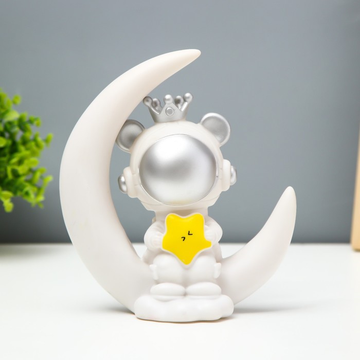 

Ночник "Принцесса космонавт" LED USB белый 18х17х7см RISALUX