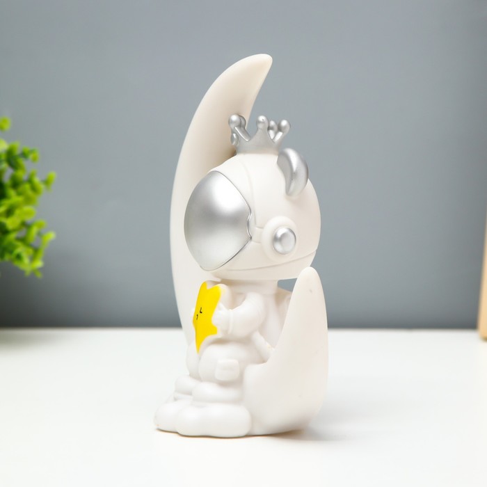 Ночник "Принцесса космонавт" LED USB белый 18х17х7см 9398087
