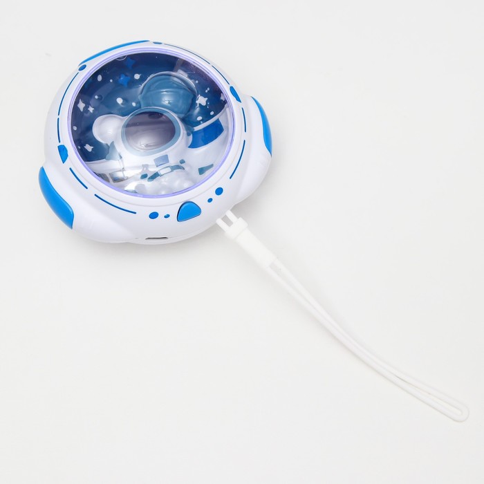 Ночник с грелкой для рук "Космонавт" LED USB бело-синий 10х9х5,8 см 9417295