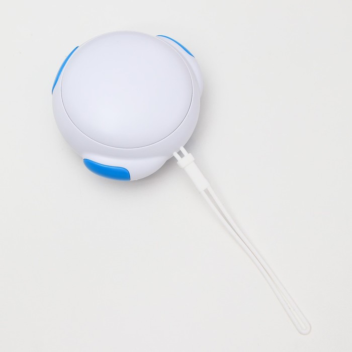 Ночник с грелкой для рук "Космонавт" LED USB бело-синий 10х9х5,8 см 9417295