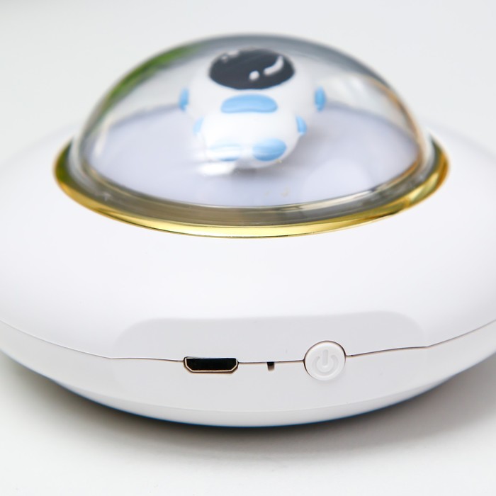 Ночник с грелкой для рук "Астронавт" LED USB белый 9х9х5 см 9417296